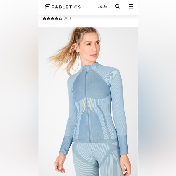 NWT Fabletics Cassidy seamless jacket - Picture 1 of 12